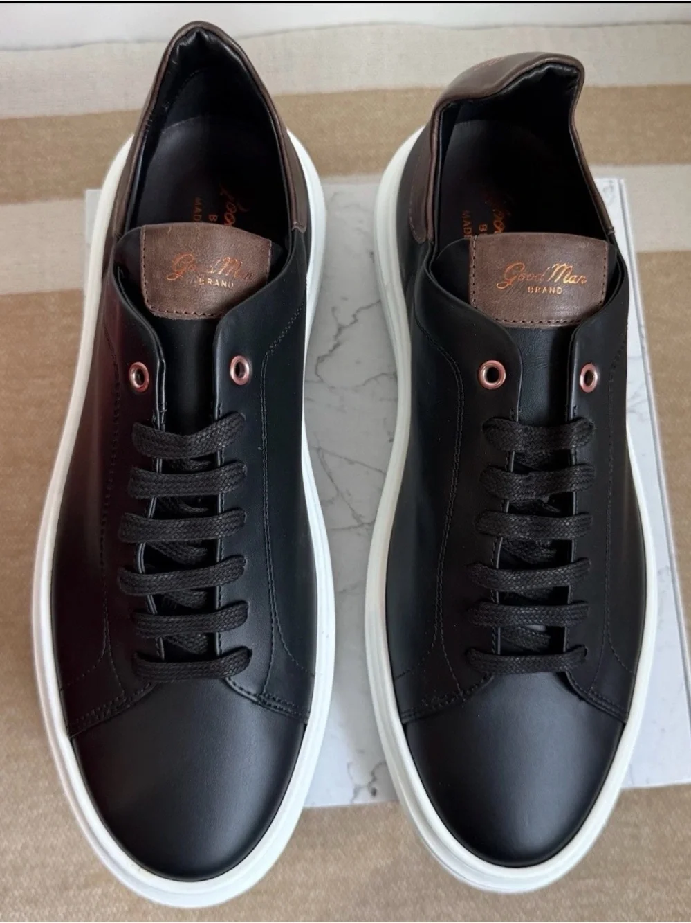 Good Man Brand Men's Shoes Size 10.5 Sneakers Legend London Color Black New